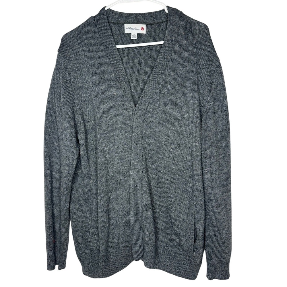 Phillip Lim Target Mens Sweater Cardigan L Preppy Grunge‎ Kurt Cobain